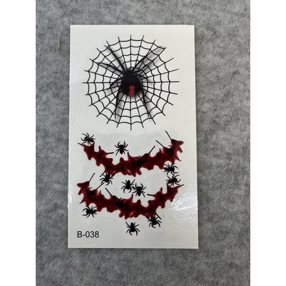 10 Sheet Halloween Temporary Tattoo Stickers Fake Blood Wound Scar Costume Props - Picture 6 of 12